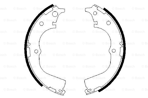 Set saboti frana 0 986 487 361 BOSCH