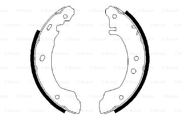 Set saboti frana 0 986 487 372 BOSCH