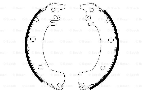 Set saboti frana 0 986 487 378 BOSCH