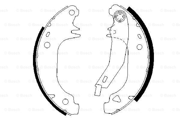 Set saboti frana 0 986 487 382 BOSCH