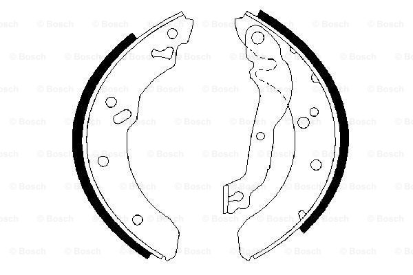 Set saboti frana 0 986 487 409 BOSCH