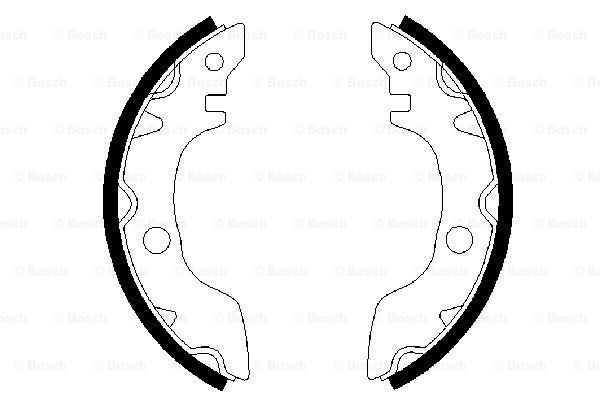 Set saboti frana 0 986 487 419 BOSCH