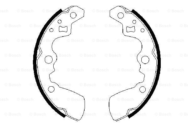 Set saboti frana 0 986 487 430 BOSCH