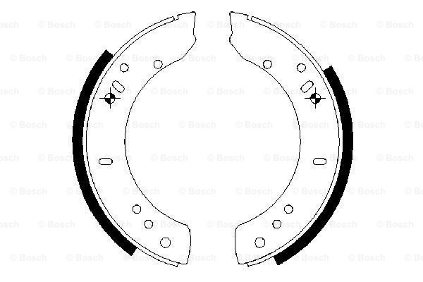 Set saboti frana 0 986 487 457 BOSCH