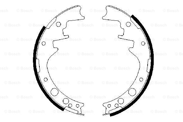 Set saboti frana 0 986 487 482 BOSCH