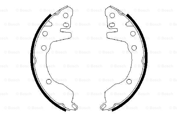 Set saboti frana 0 986 487 484 BOSCH