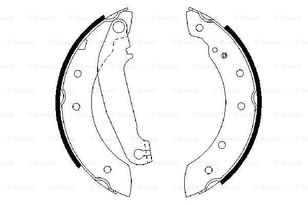 Set saboti frana 0 986 487 485 BOSCH