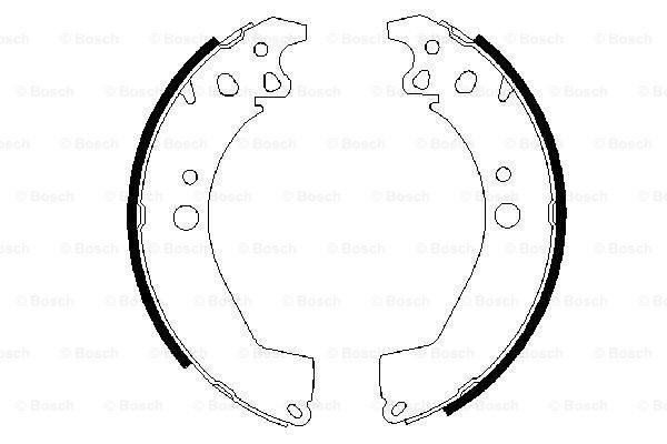 Set saboti frana 0 986 487 499 BOSCH