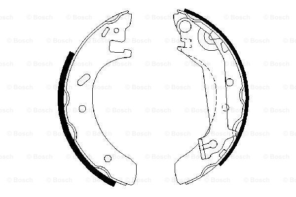 Set saboti frana 0 986 487 523 BOSCH