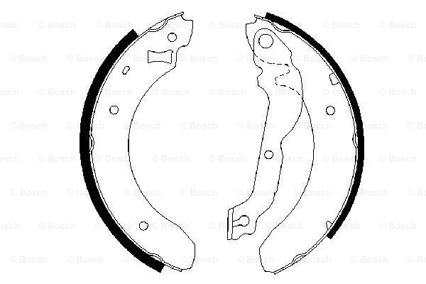 Set saboti frana 0 986 487 534 BOSCH