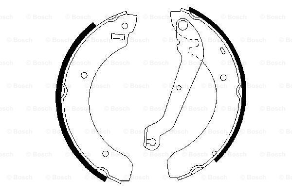 Set saboti frana 0 986 487 540 BOSCH