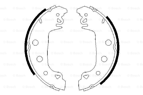 Set saboti frana 0 986 487 546 BOSCH