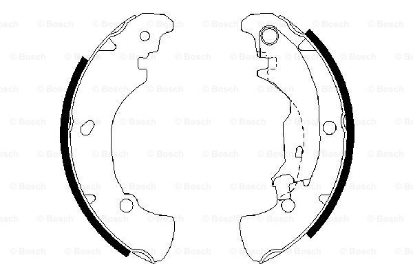 Set saboti frana 0 986 487 560 BOSCH