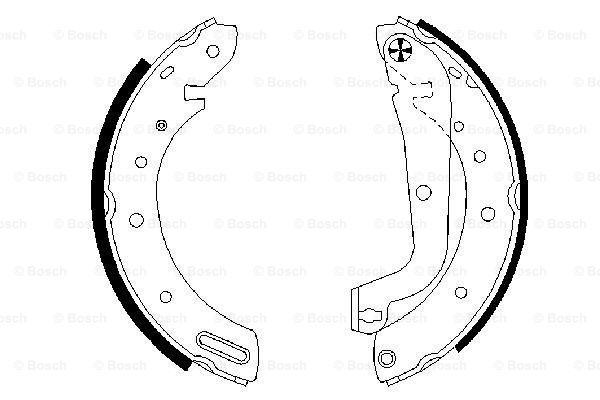 Set saboti frana 0 986 487 583 BOSCH