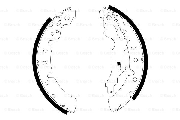 Set saboti frana 0 986 487 586 BOSCH