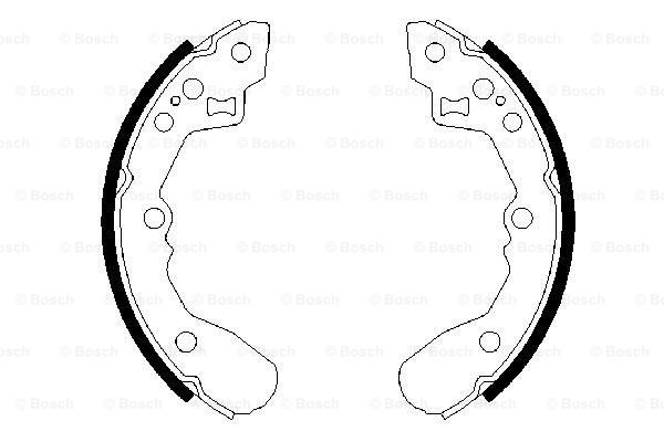 Set saboti frana 0 986 487 591 BOSCH