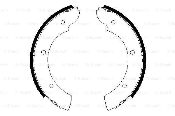 Set saboti frana, frana de mana 0 986 487 622 BOSCH