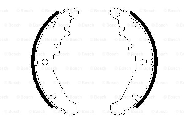 Set saboti frana 0 986 487 630 BOSCH