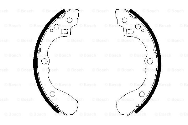 Set saboti frana 0 986 487 636 BOSCH