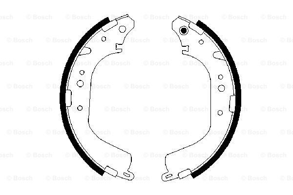 Set saboti frana 0 986 487 651 BOSCH