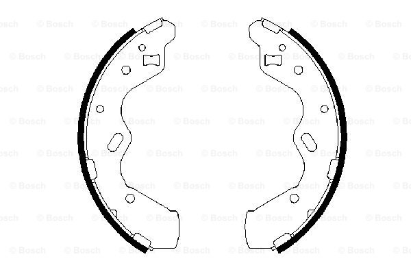 Set saboti frana 0 986 487 653 BOSCH