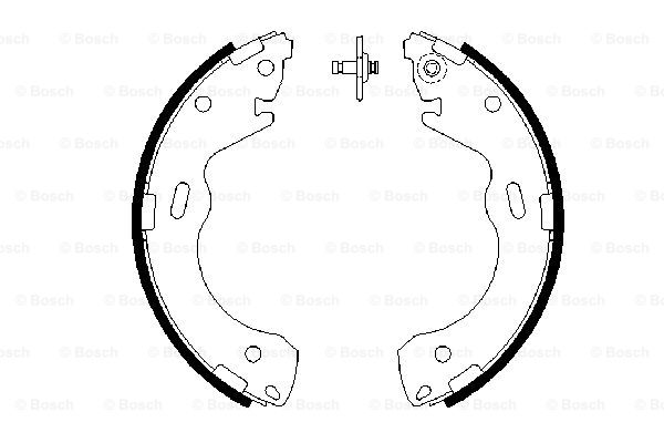 Set saboti frana 0 986 487 654 BOSCH