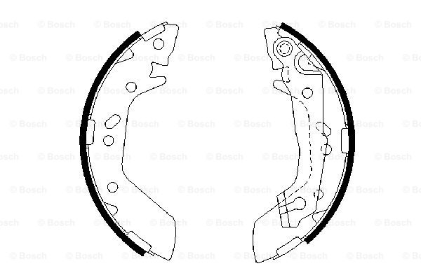 Set saboti frana 0 986 487 655 BOSCH