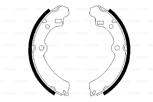 Set saboti frana 0 986 487 678 BOSCH