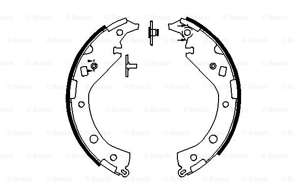 Set saboti frana 0 986 487 692 BOSCH