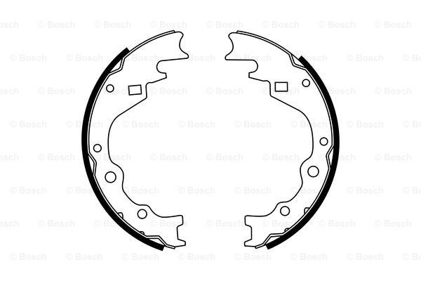 Set saboti frana 0 986 487 788 BOSCH