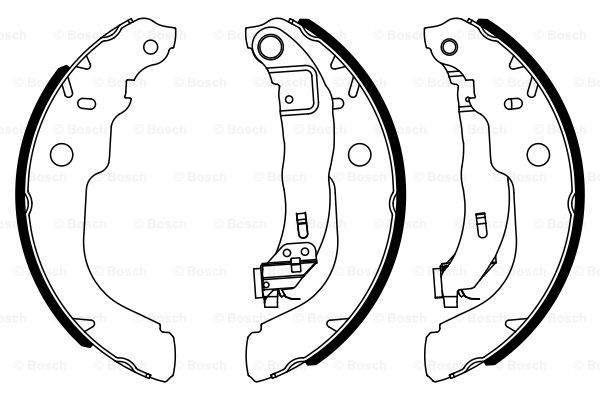 Set saboti frana 0 986 487 960 BOSCH