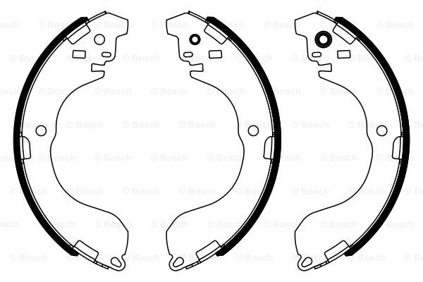 Set saboti frana 0 986 487 962 BOSCH