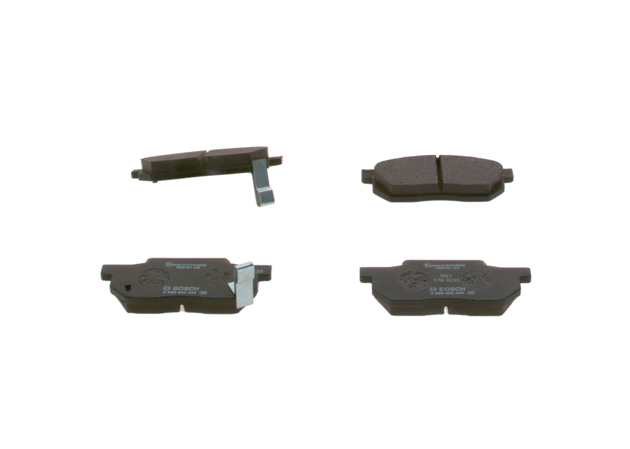 set placute frana,frana disc 0 986 490 440 BOSCH