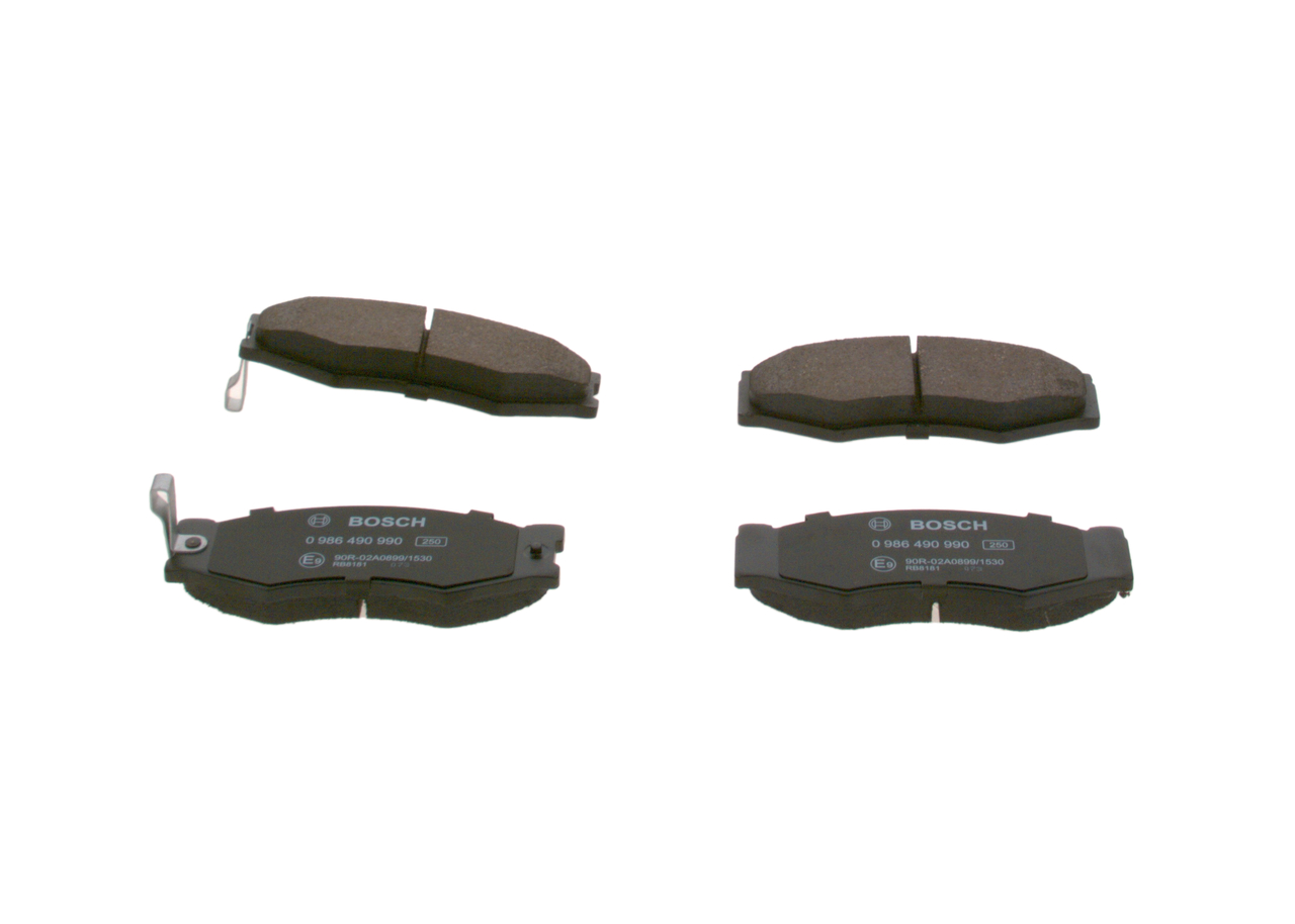 set placute frana,frana disc 0 986 490 990 BOSCH