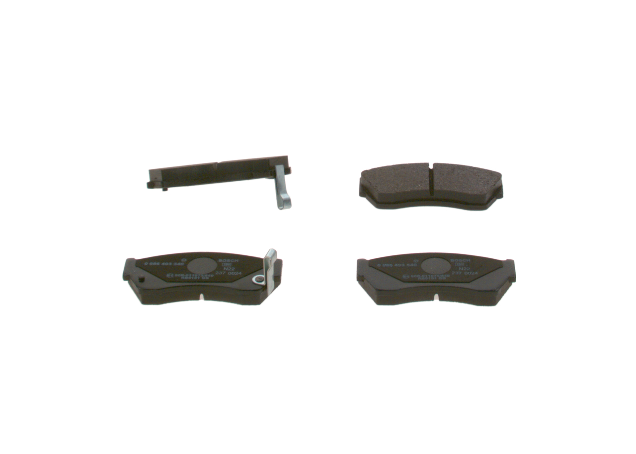set placute frana,frana disc 0 986 493 340 BOSCH