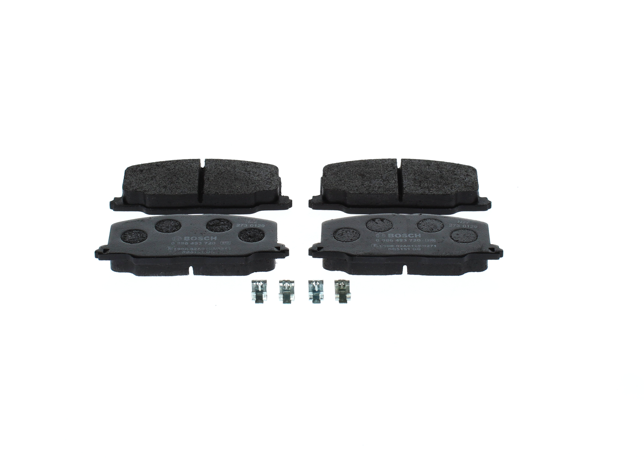set placute frana,frana disc 0 986 493 720 BOSCH