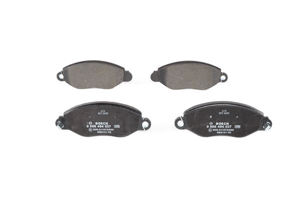 Set placute frana,frana disc 0 986 494 037 BOSCH