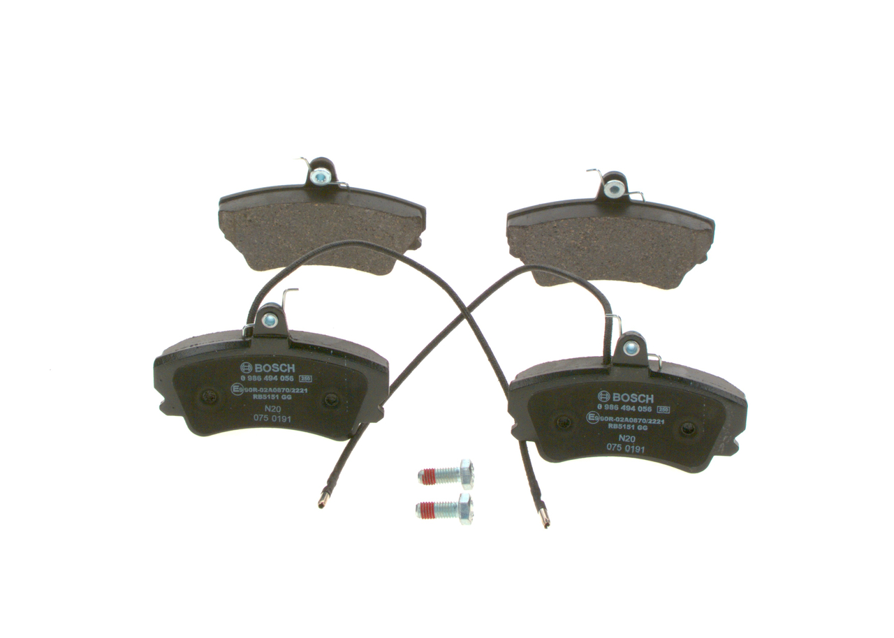set placute frana,frana disc 0 986 494 056 BOSCH