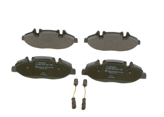 Set placute frana,frana disc 0 986 494 081 BOSCH