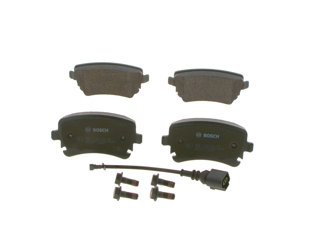 set placute frana,frana disc 0 986 494 108 BOSCH