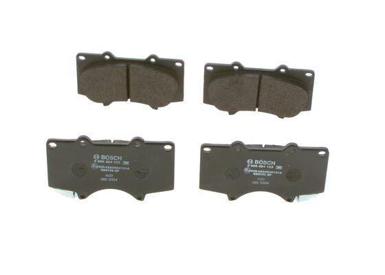 Set placute frana,frana disc 0 986 494 153 BOSCH