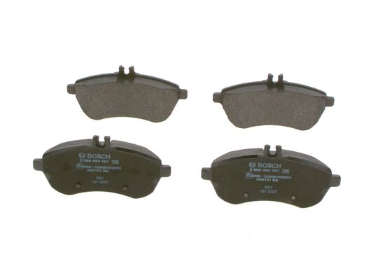 Set placute frana,frana disc 0 986 494 161 BOSCH