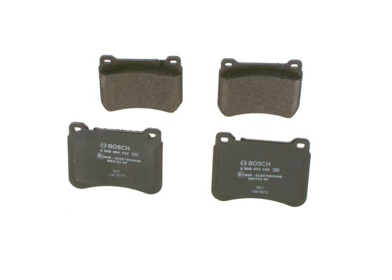 Set placute frana,frana disc 0 986 494 166 BOSCH