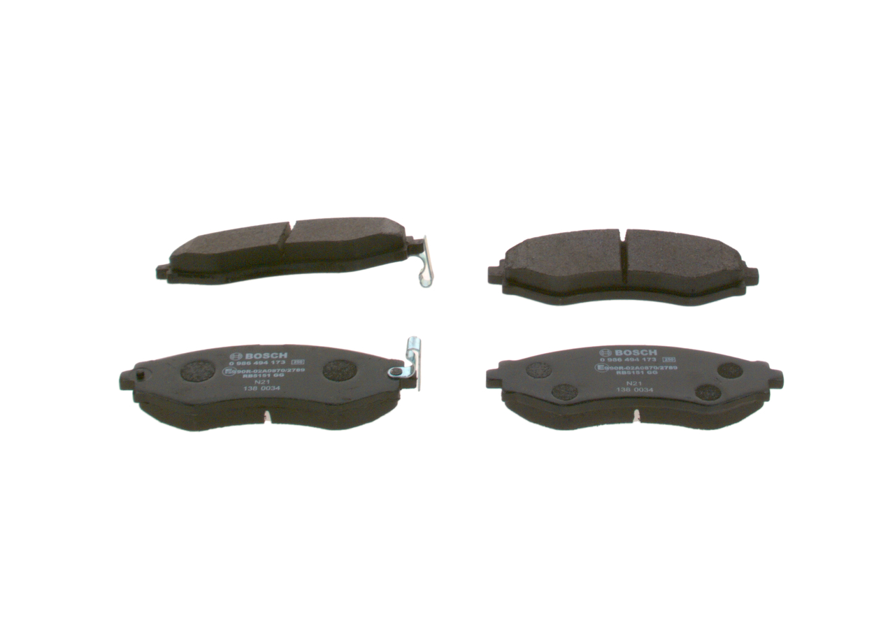 set placute frana,frana disc 0 986 494 173 BOSCH