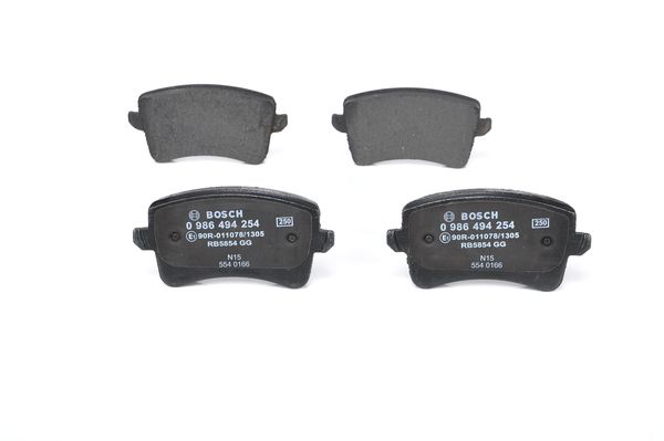 Set placute frana,frana disc 0 986 494 254 BOSCH