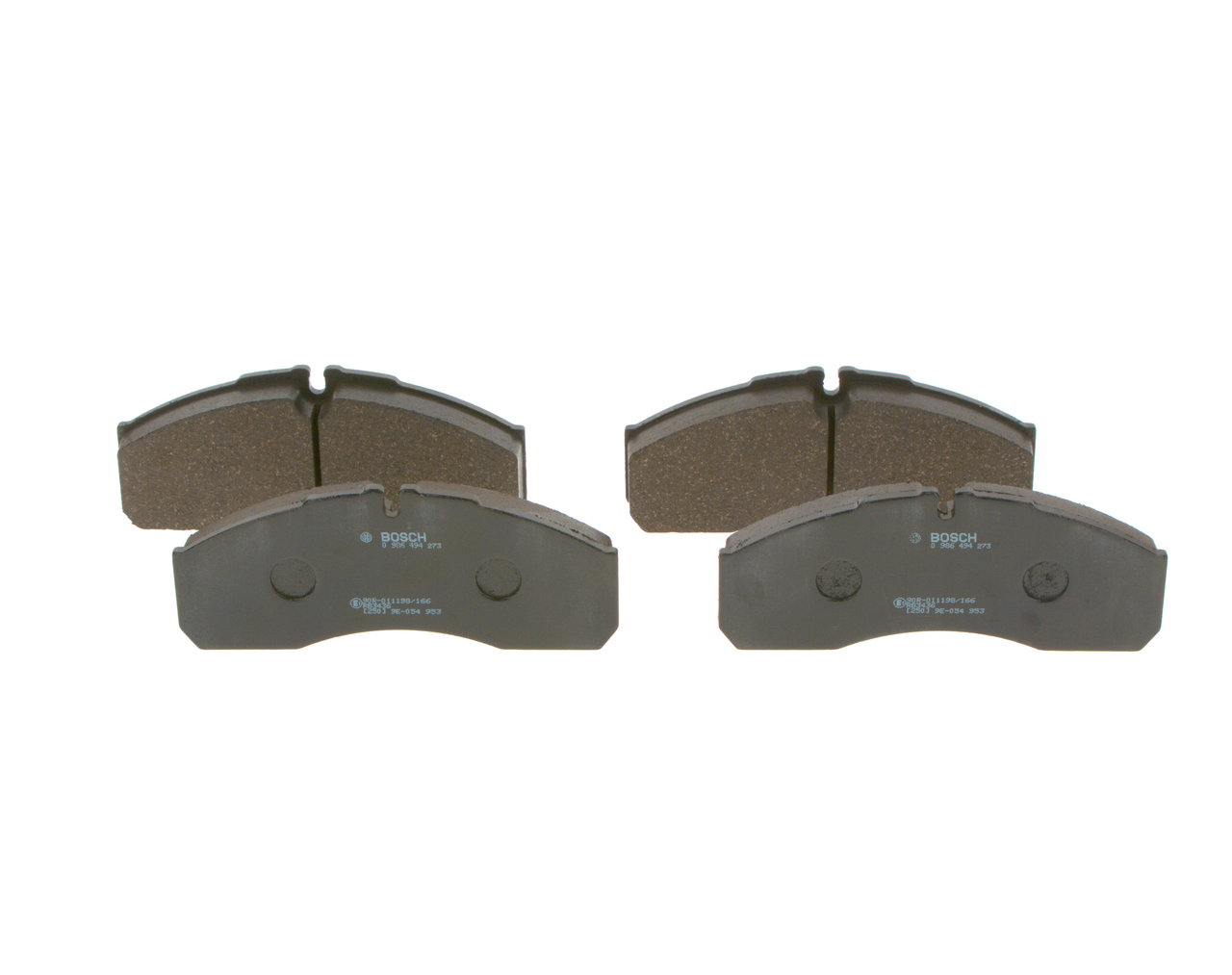 set placute frana,frana disc 0 986 494 273 BOSCH