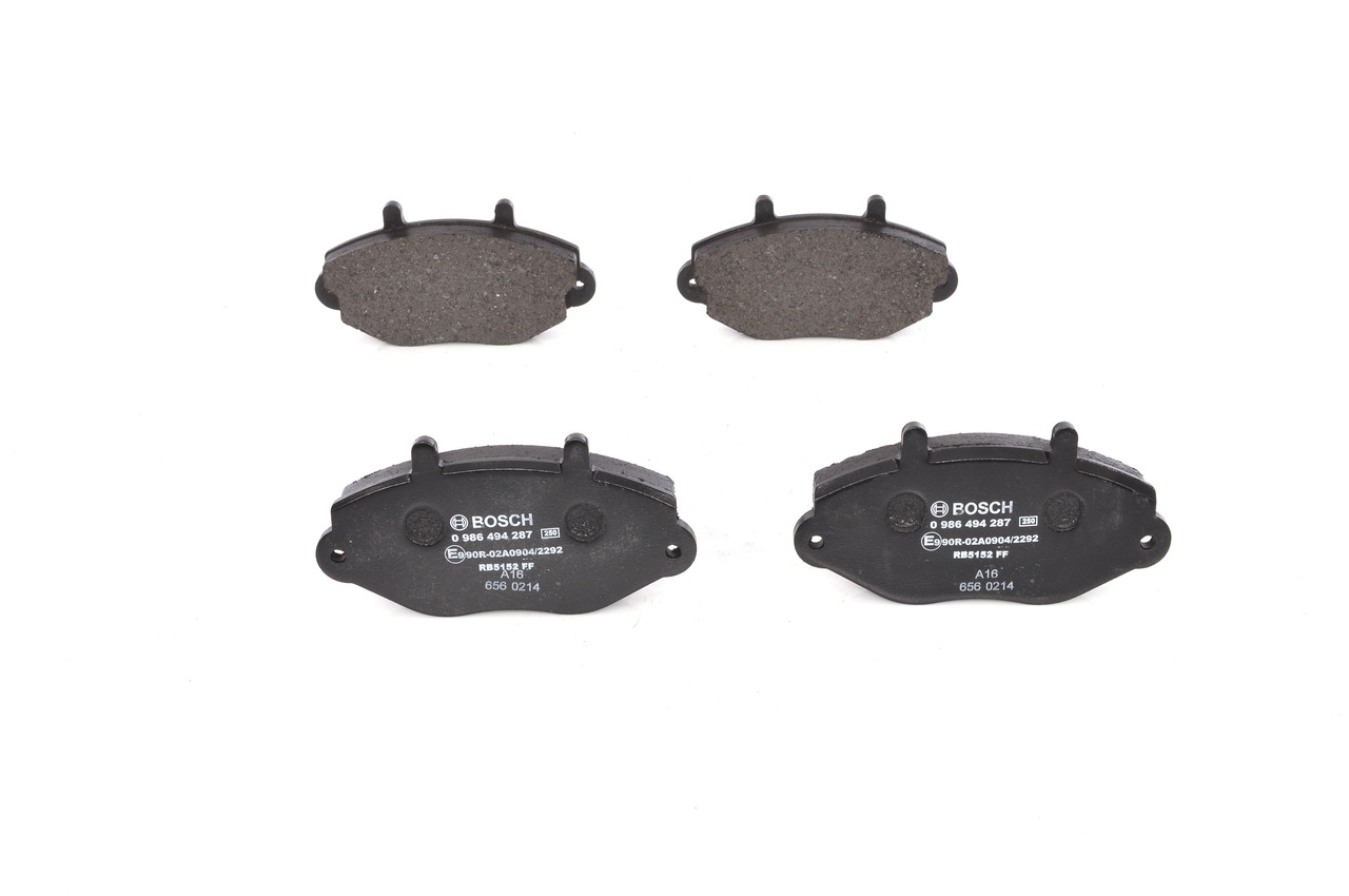 set placute frana,frana disc 0 986 494 287 BOSCH