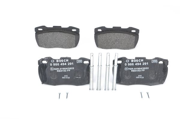 Set placute frana,frana disc 0 986 494 291 BOSCH