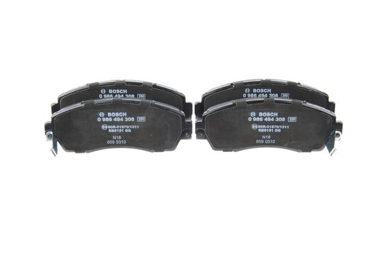 Set placute frana,frana disc 0 986 494 308 BOSCH