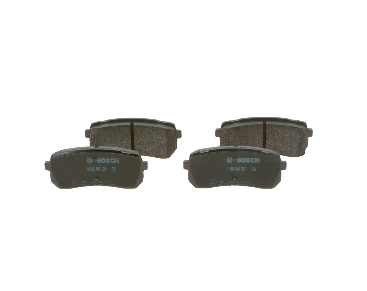 set placute frana,frana disc 0 986 494 327 BOSCH